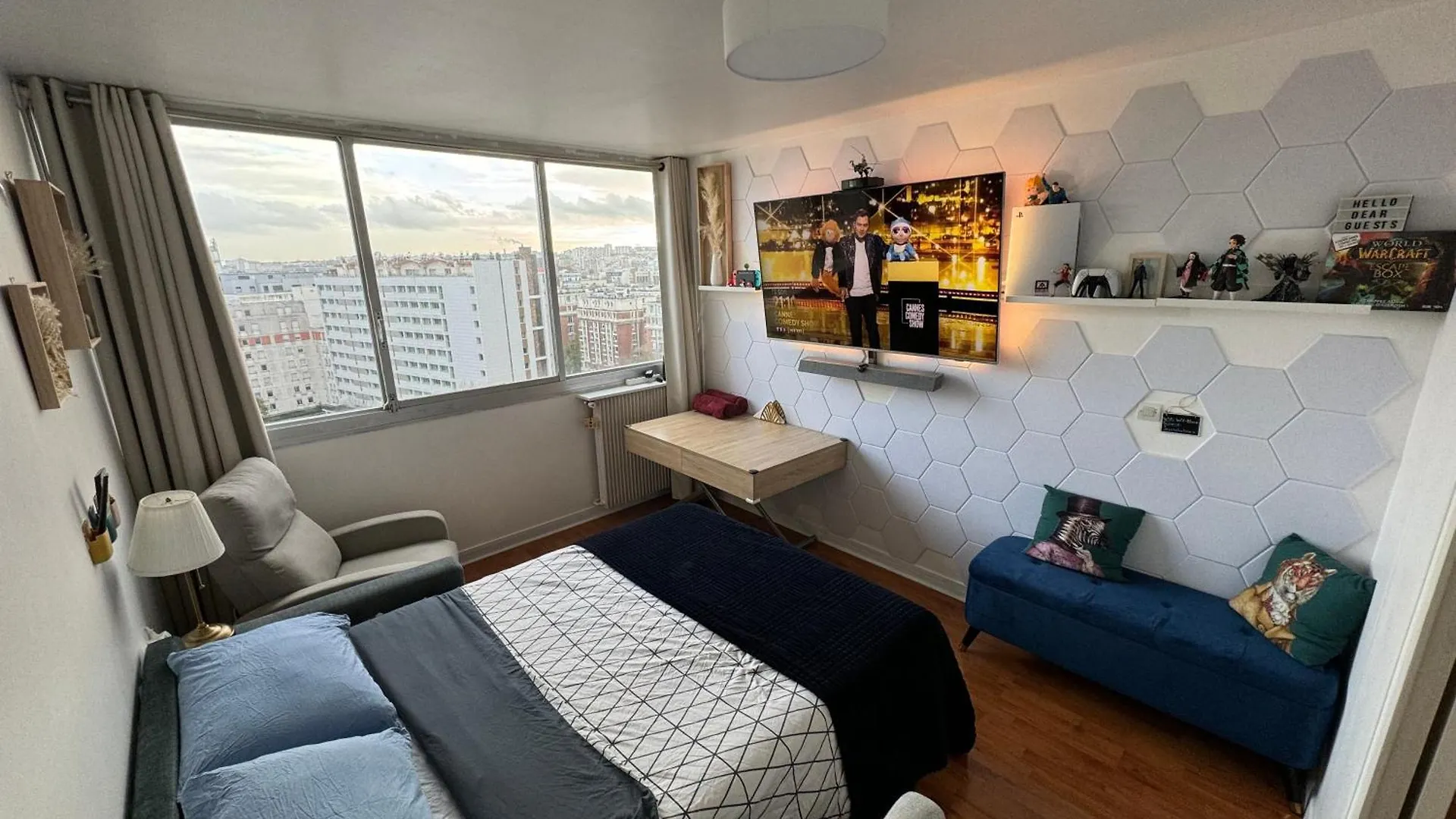 Guest Room In A Shared Apartment - Metro 7 And Tramway T3A باريس